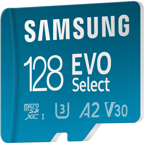 Samsung 128GB EVO Select microSDXC Card with SD Adapter