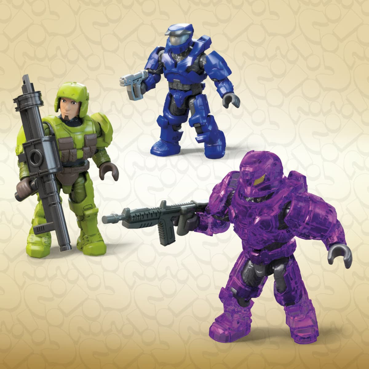 Mega Halo Universe Collection Series Micro Action Figure Building Toy - Assortment