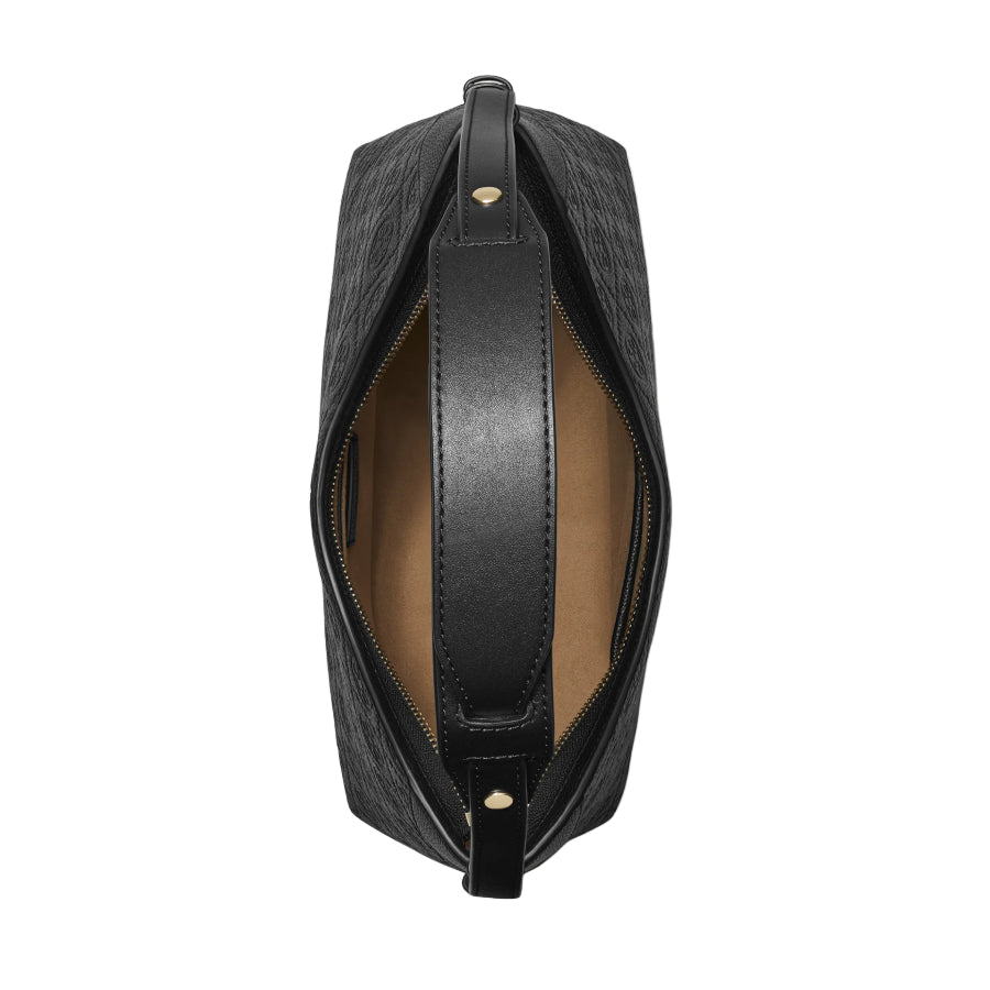 Tory Burch Pebble T Messenger Bag - Black