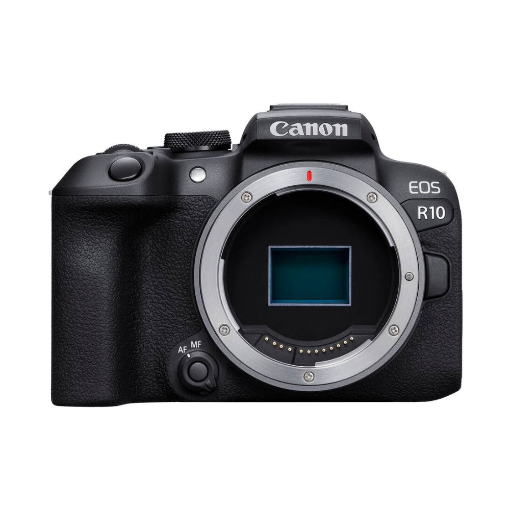 Canon EOS R10 24.2 MP Mirrorless Camera with RF-S18-45 f/4.5-6.3 IS STM Lens Content Creator Kit - Black