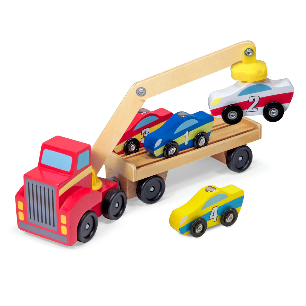 Melissa and Doug Magnetic Car Loader (6-Piece)
