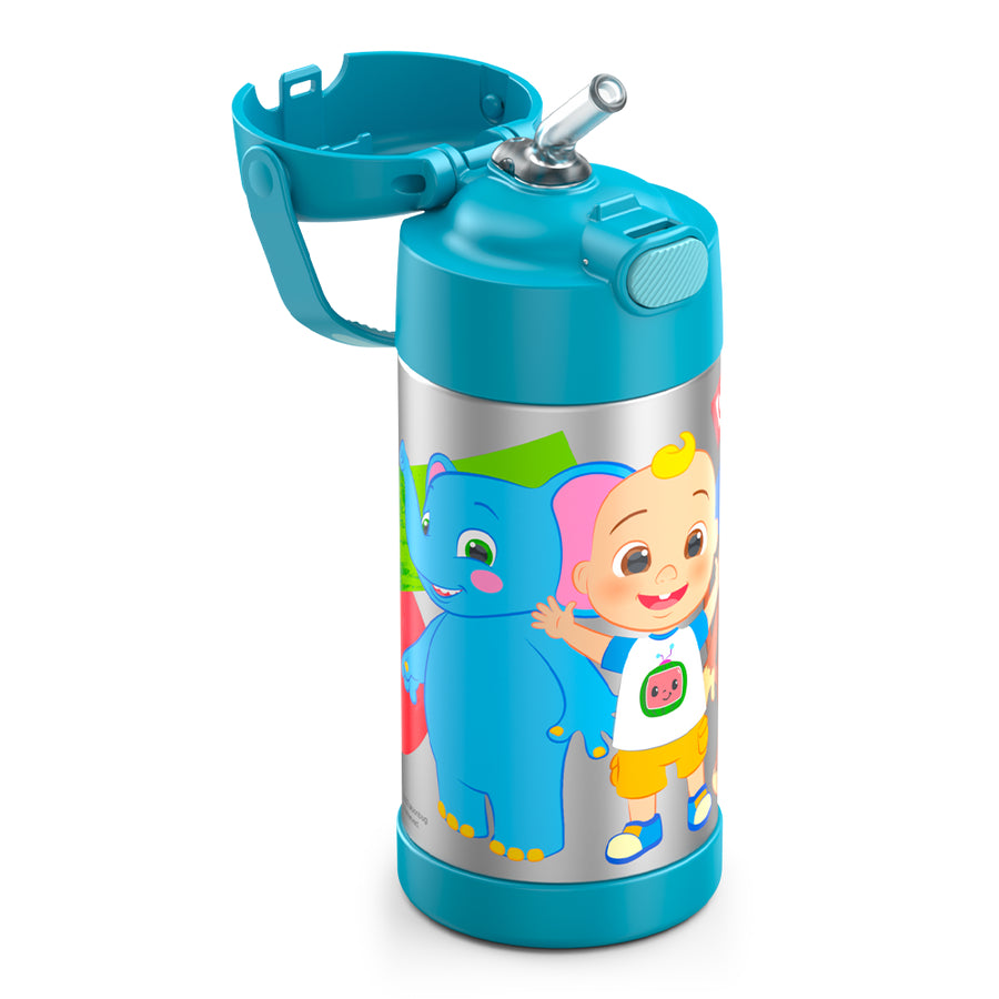 Thermos Funtainer Cocomelon 12 oz Water Bottle with Straw - Blue