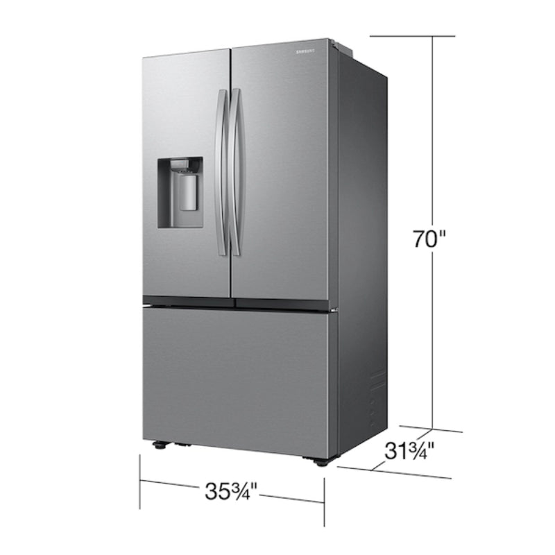 Samsung RF27CG5400SR 26 cu. ft. Counter Depth French Door Refrigerator - Stainless Steel