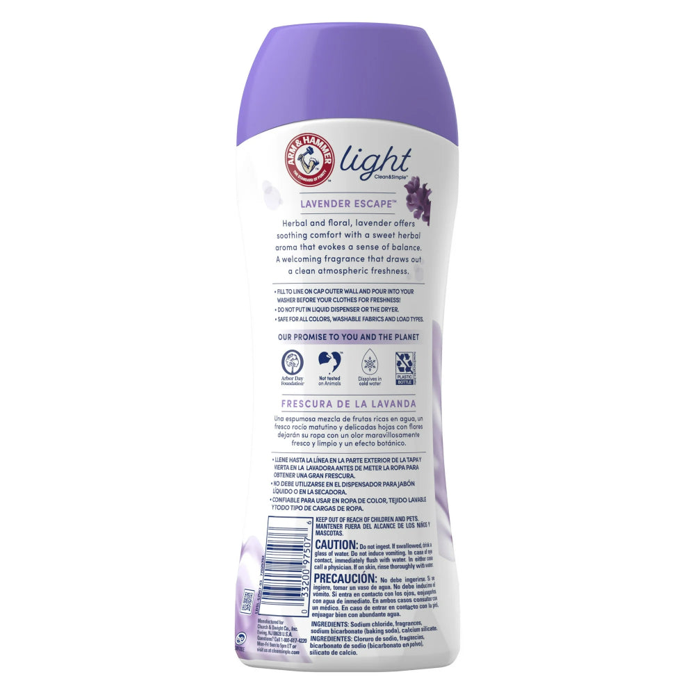 ARM & HAMMER 18 oz Light In-Wash Scent Booster Lavender Escape Crystals