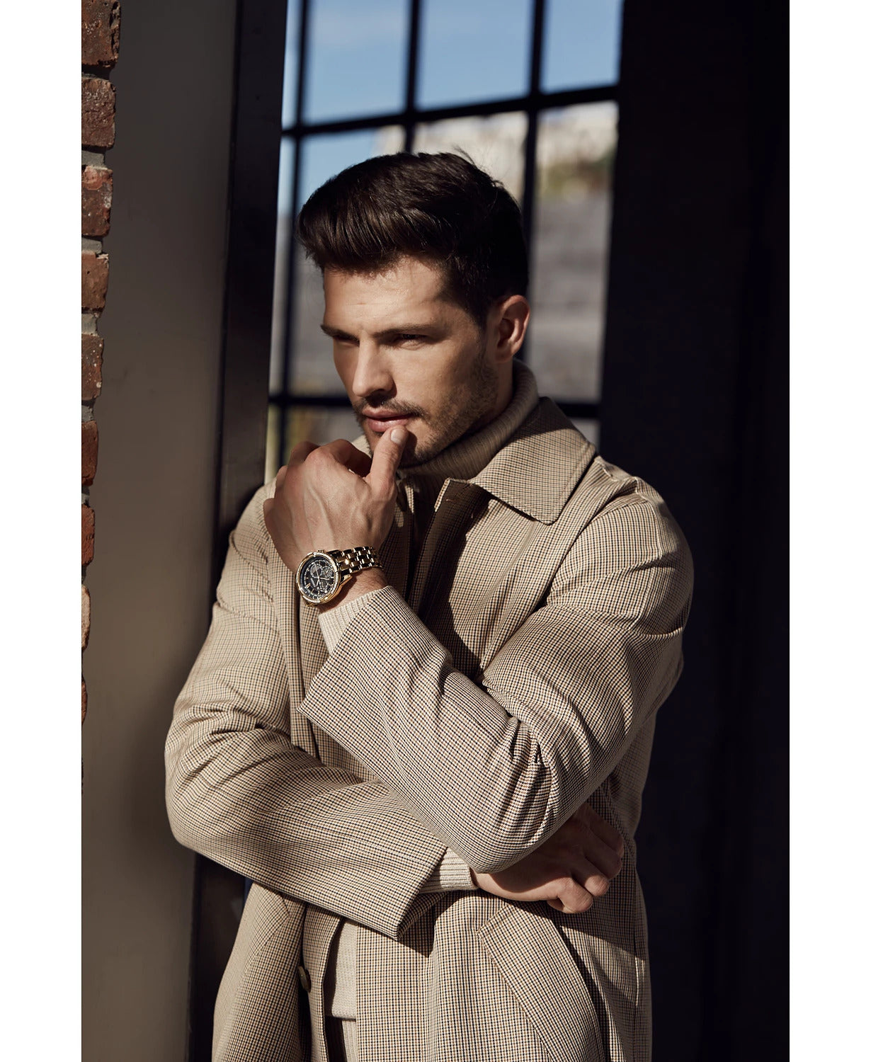 Citizen Calendrier Men's 44mm Eco-Drive Ring Stainless Steel Bracelet Watch - Black - Curacao