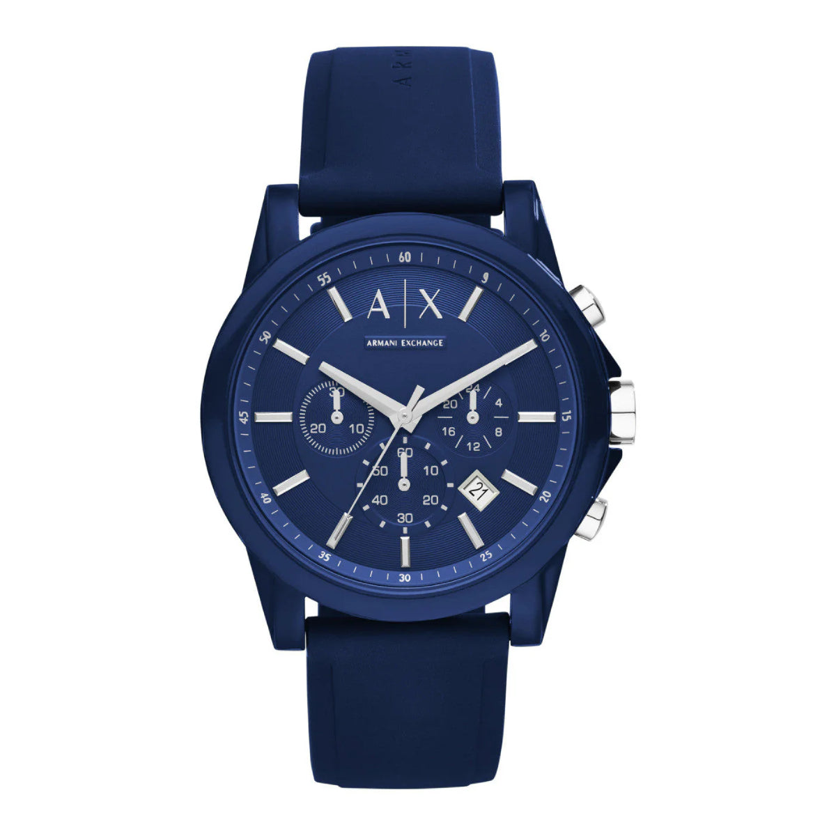 Armani Exchange Active Men's 44mm Strap Watch - Blue