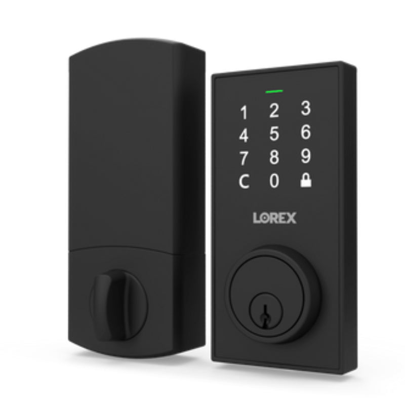 Lorex LK101-AA Bluetooth Deadbolt Smart Lock with Touchpad - Black