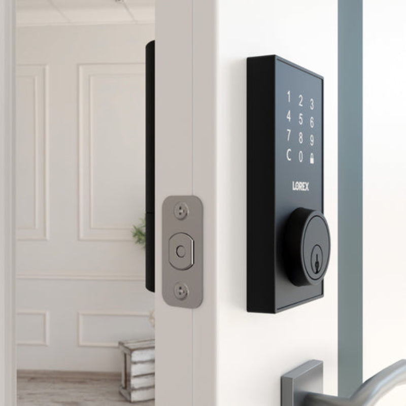 Lorex LK101-AA Bluetooth Deadbolt Smart Lock with Touchpad - Black