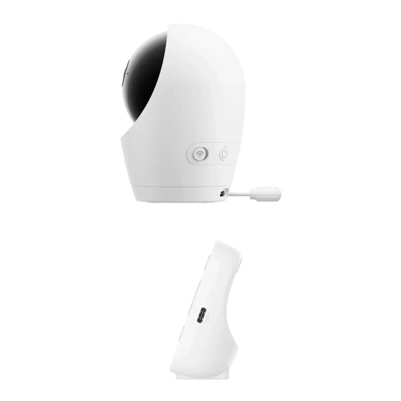 eufy E20 Baby Monitor with 2K Camera and 60° Tilt - White