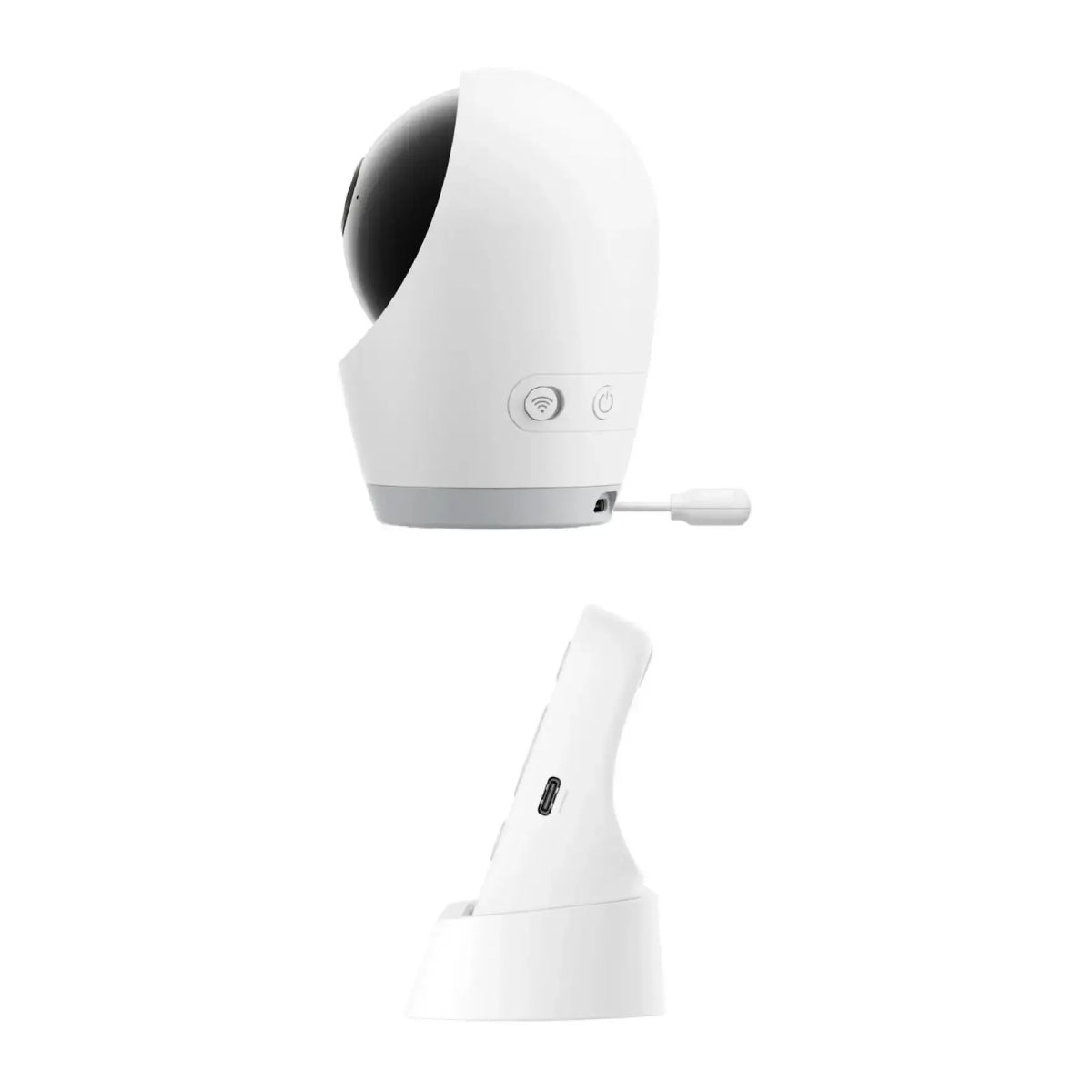 eufy E21 Baby Monitor with 4K Camera and Charging Base - White