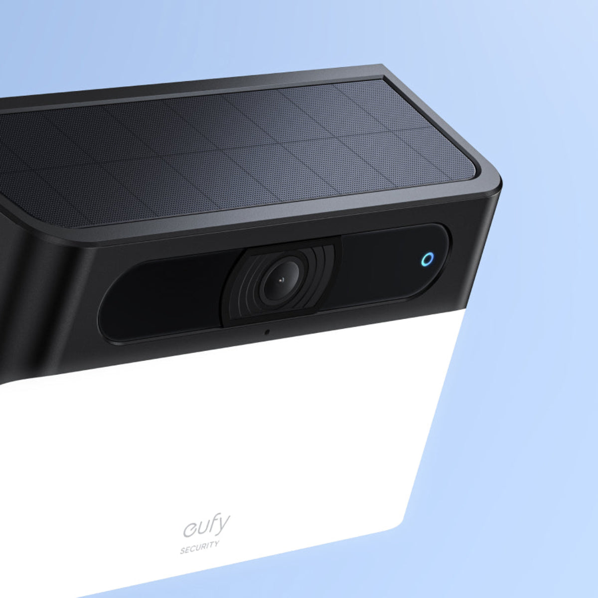 eufy S120 2K Solar Wall Light Cam with Night Vision - Black/White