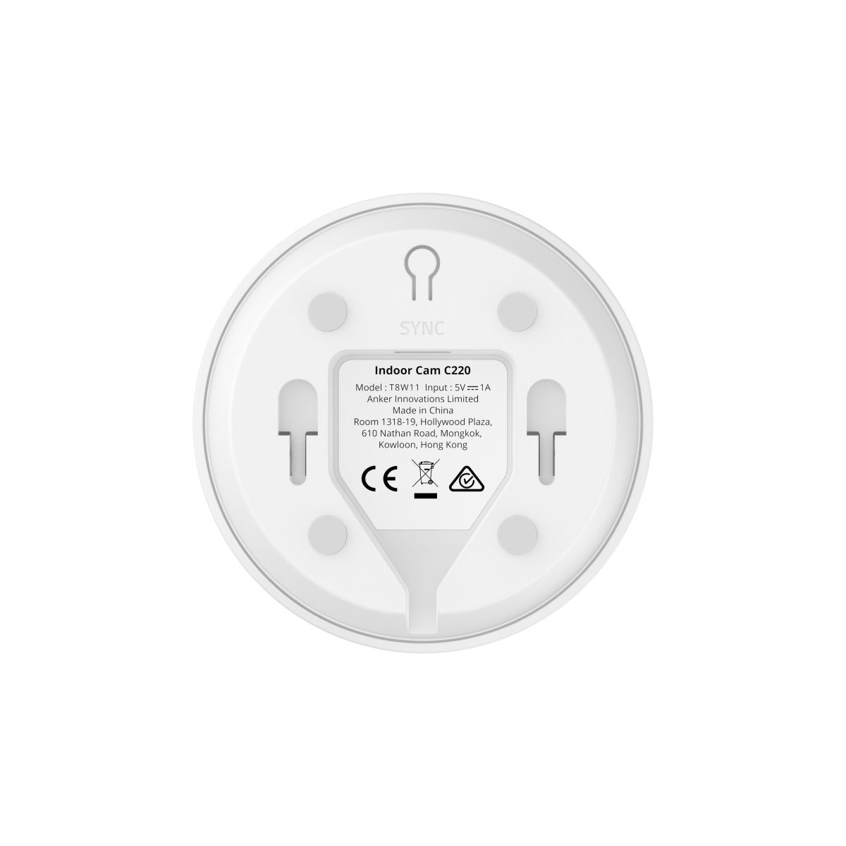 Eufy C220 Indoor 2K Indoor Pan and Tilt Security Camera with Night Vision - White