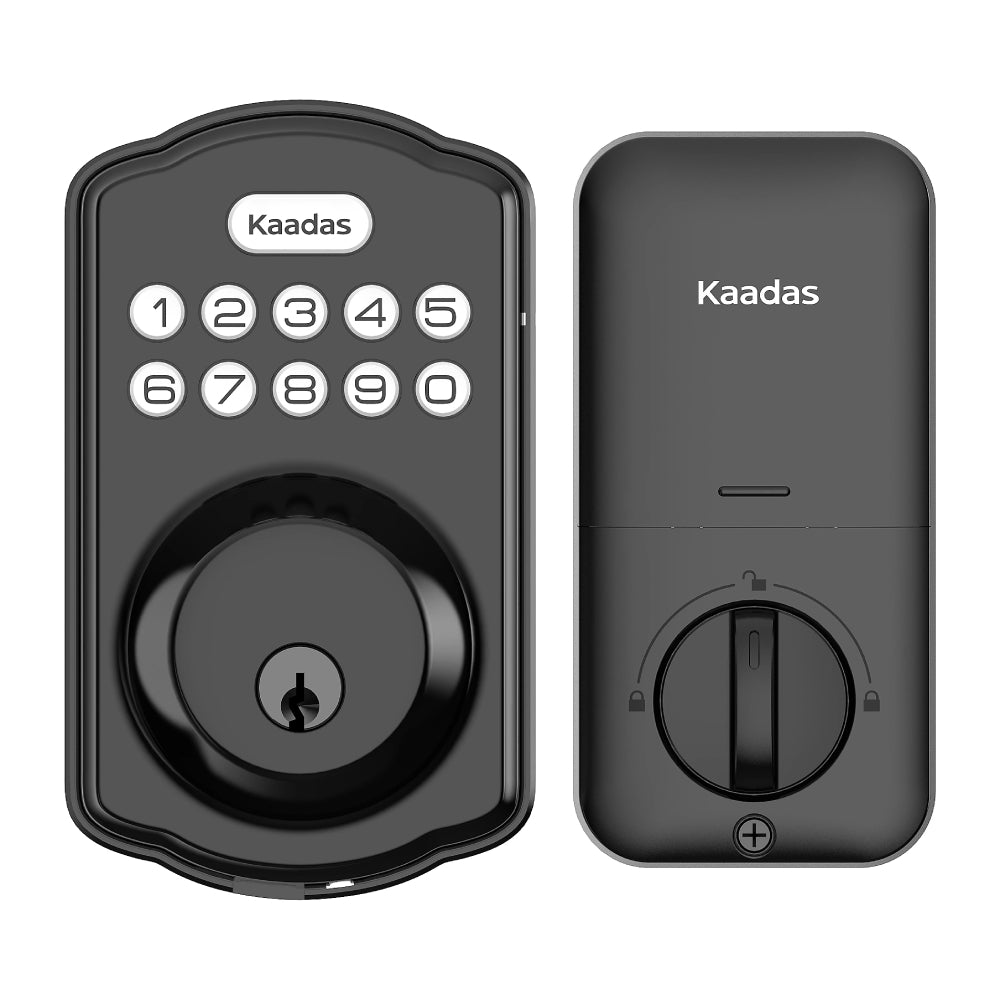 Kaadas KA301 Classic Deadbolt Lock Keypad - Black– Curacao
