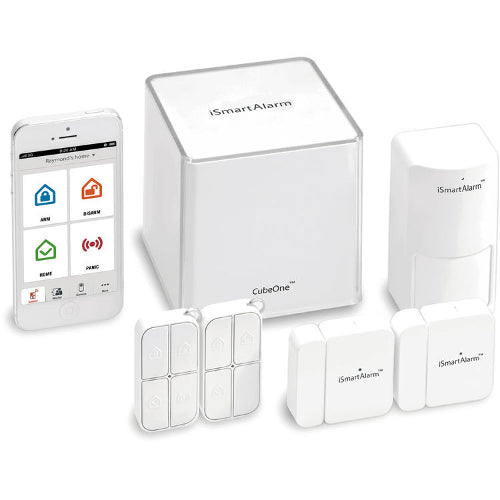 iSmartAlarm ISA3 Preferred Package Home Security System - White - Curacao