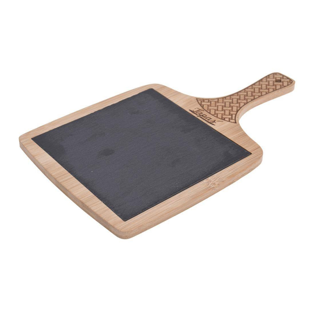 Koopman 210000750 Bamboo Serving Board - Brown/Black