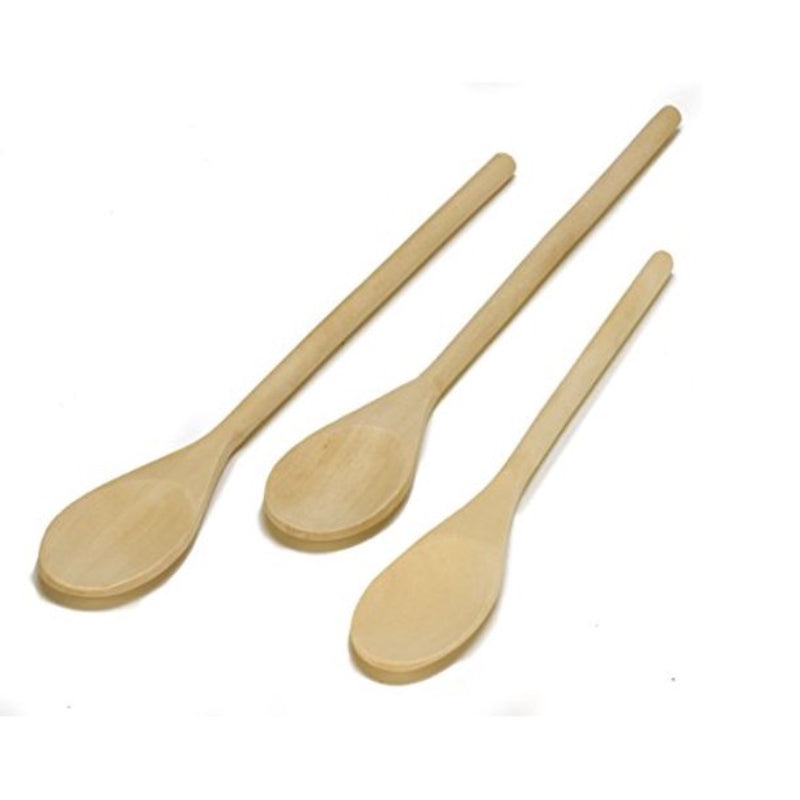 IMUSA Wood Spoon (Set of 3) - Brown