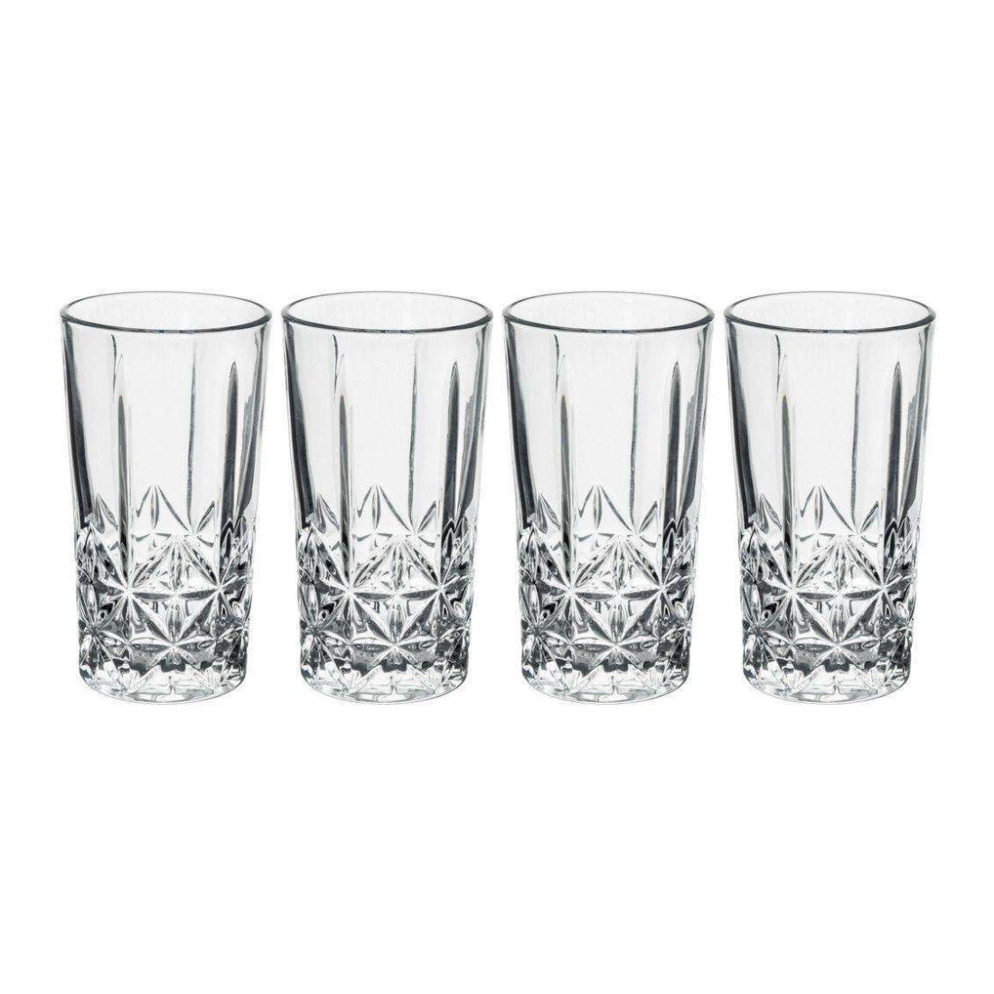 Koopman 8.79 oz Long Drink Glass Set of 4 - Clear