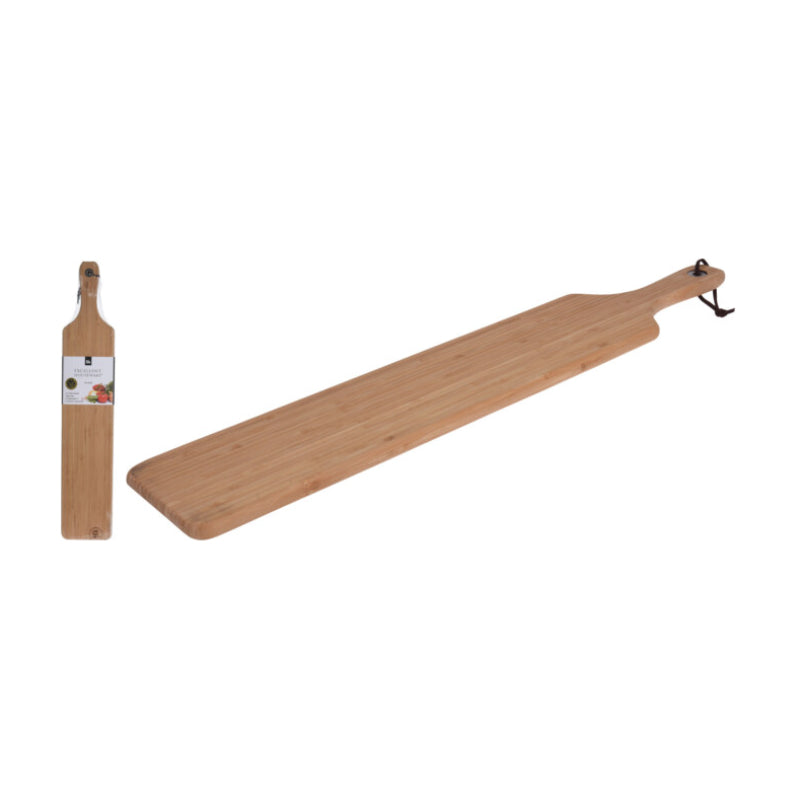 Koopman Bmboo Cutting Board with Handle - Brown