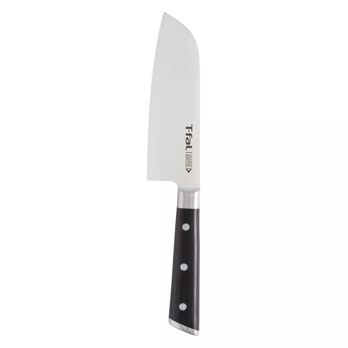 T-fal K2820664 7" Santoku Knife - Silver/Black