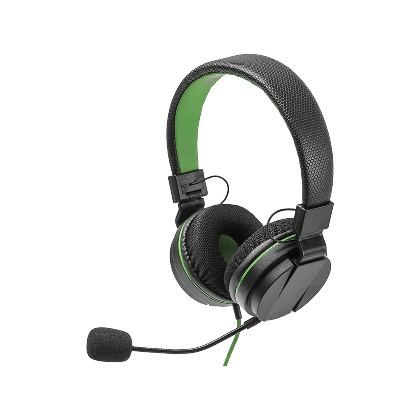 Auriculares estéreo con cable Snakebyte X y micrófono para Xbox One, color verde y negro