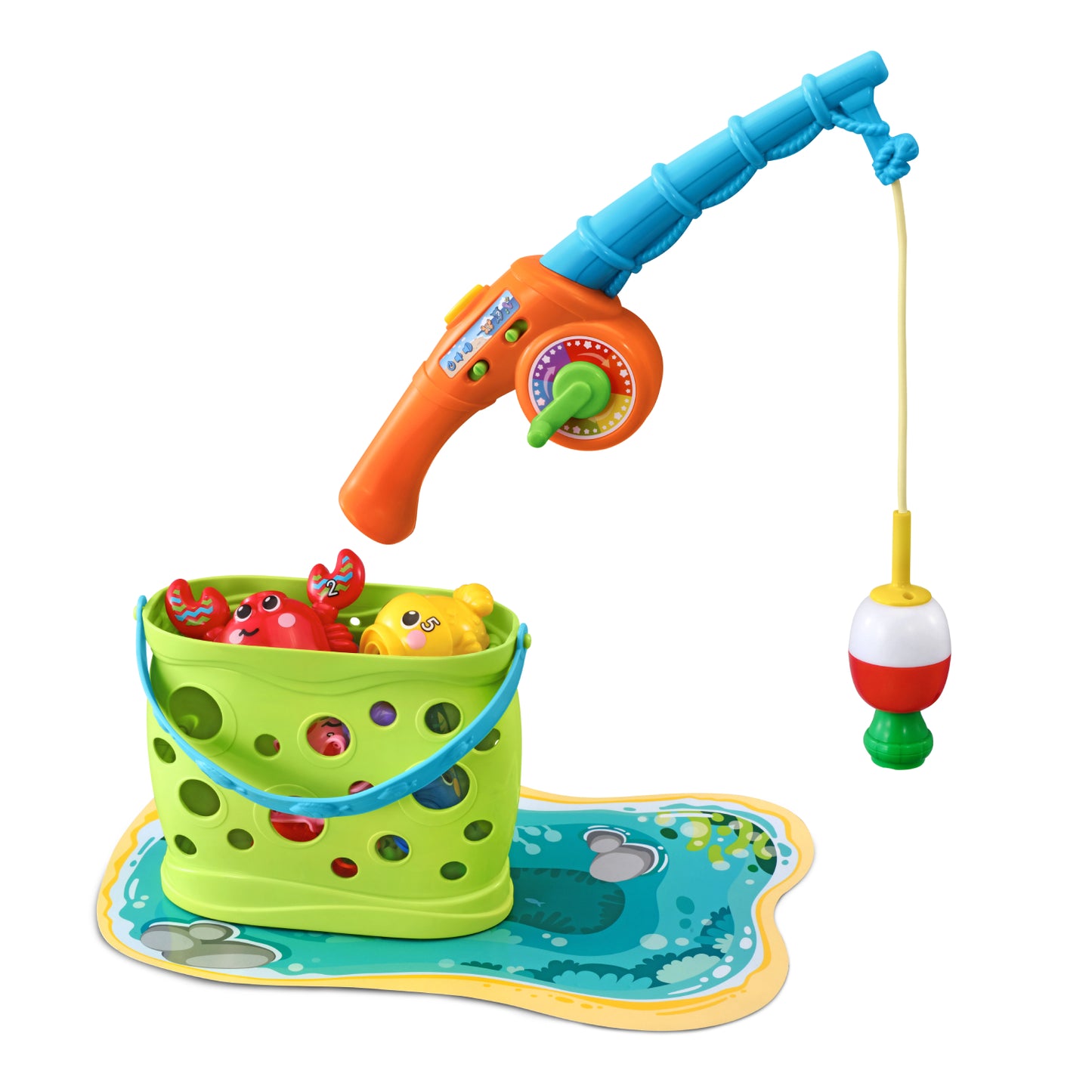 VTech Jiggle & Giggle Fishing Set with 7 Sea Creatures - Curacao