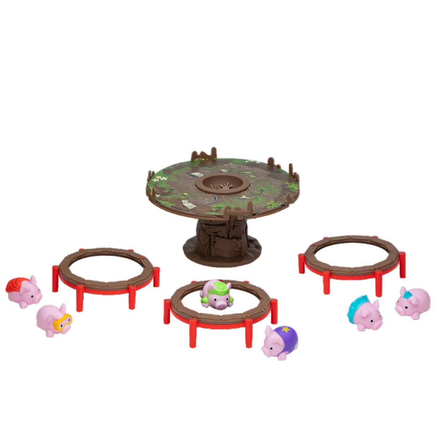 Playmonster Pigs on Trampolines Make 'EM Fly Board Game