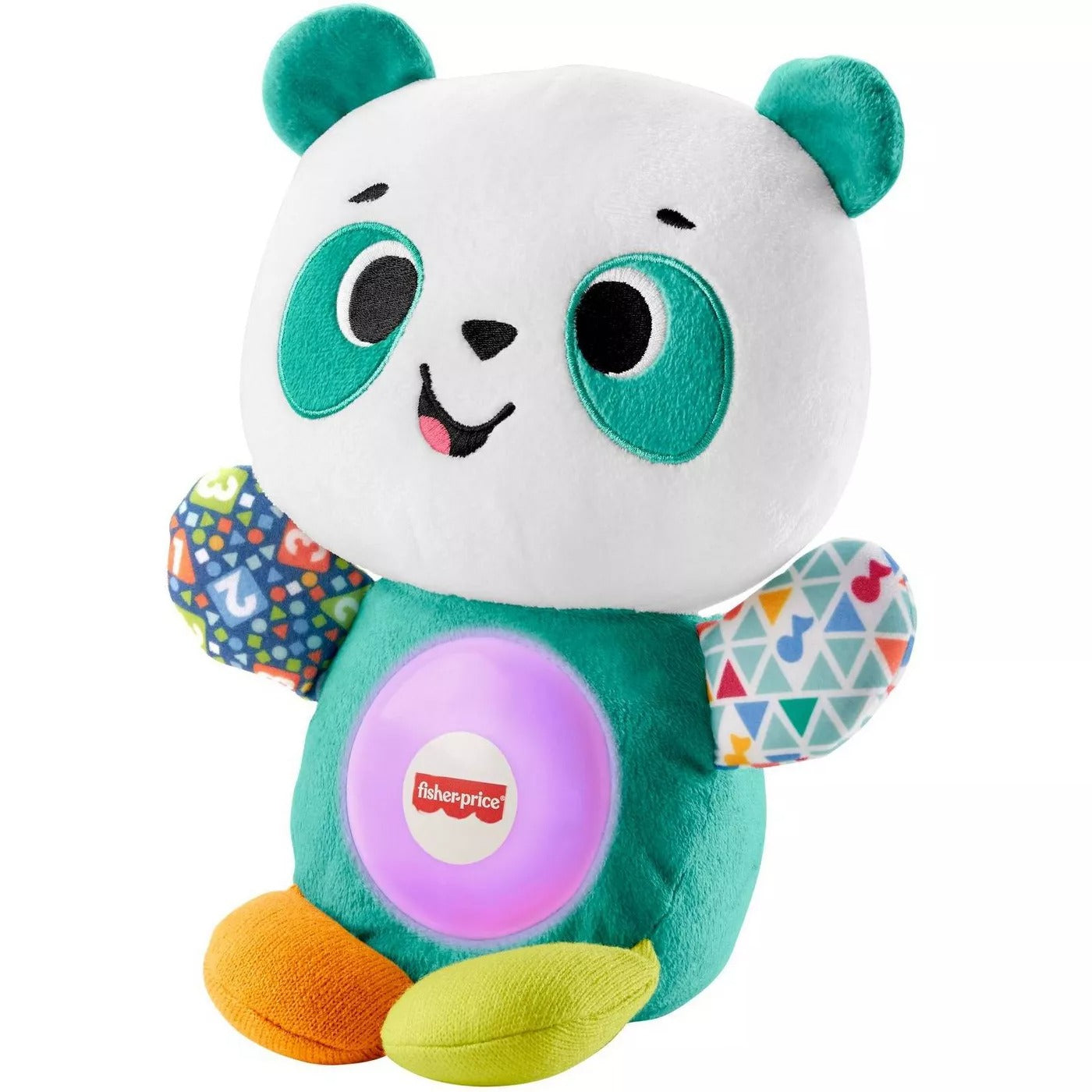 Fisher-Price Linkimals Play Together Panda Plush Toy with Lights and Music - Curacao