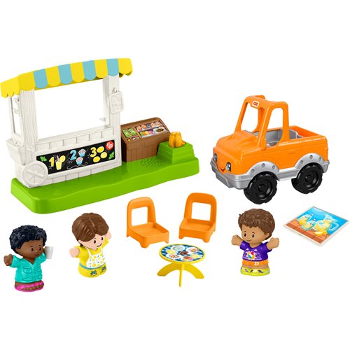 Fisher-Price Little People Kid's Lemonade Stand Playset (2-Piece)