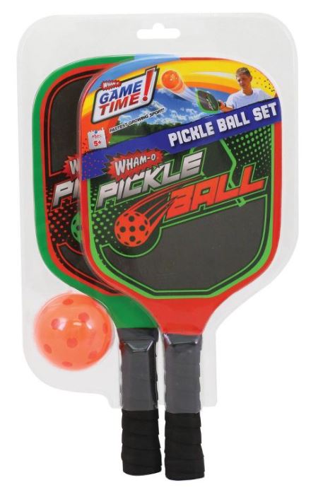 ¡Bum! ¡Oh, oh!
Juego de pickleball Game Time de 16" para interior y exterior, multicolor