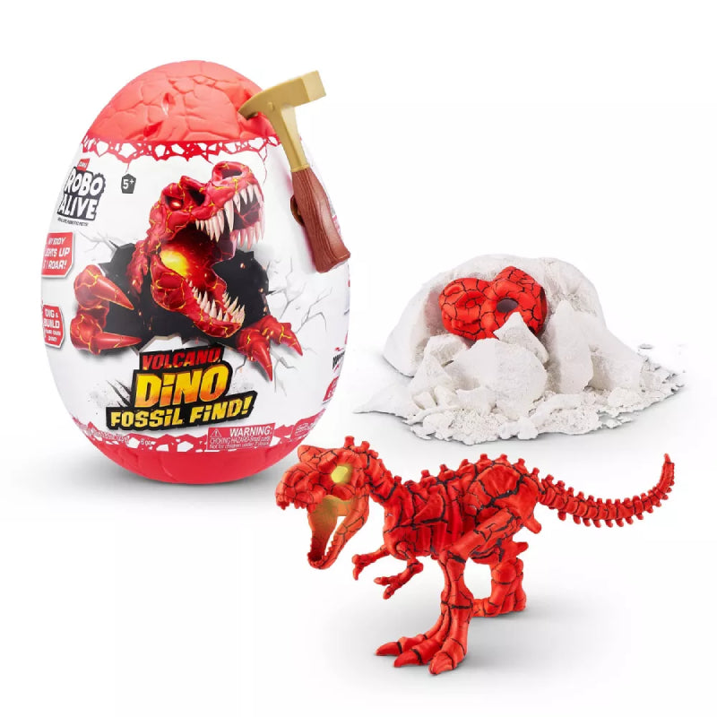 ロボザウルス Robo Alive Volcano Dino Fossil Find Toy - Assorted– Curacao