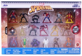 Jada Toys Marvel Spider-Man Diecast Figures (Set of 18)