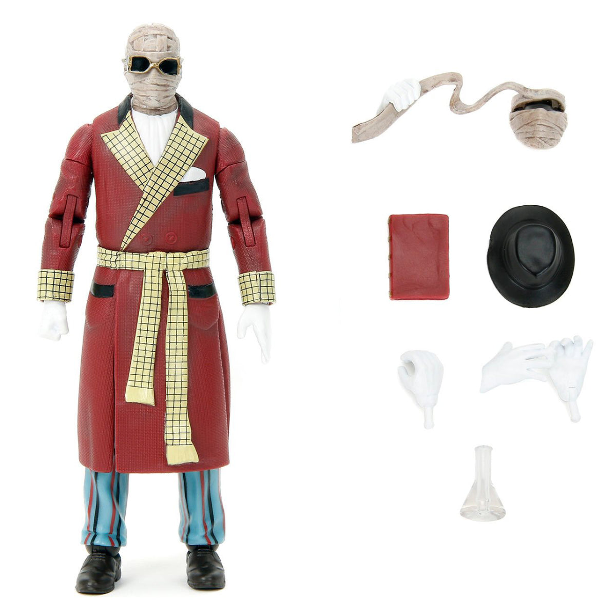 Figura articulada y personalizable de 6" de El hombre invisible de Jada Toys Universal Monsters