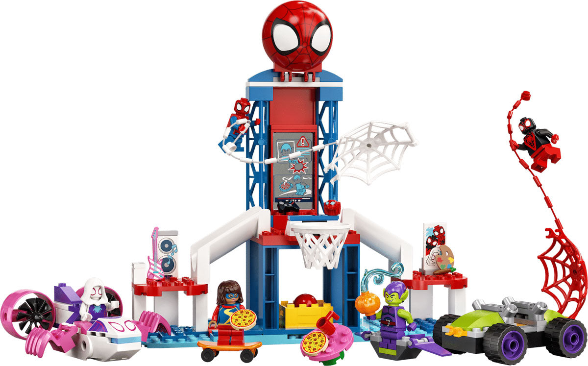 LEGO Spider-Man Webquarters Hangout Building Toy Set (155 Pieces)