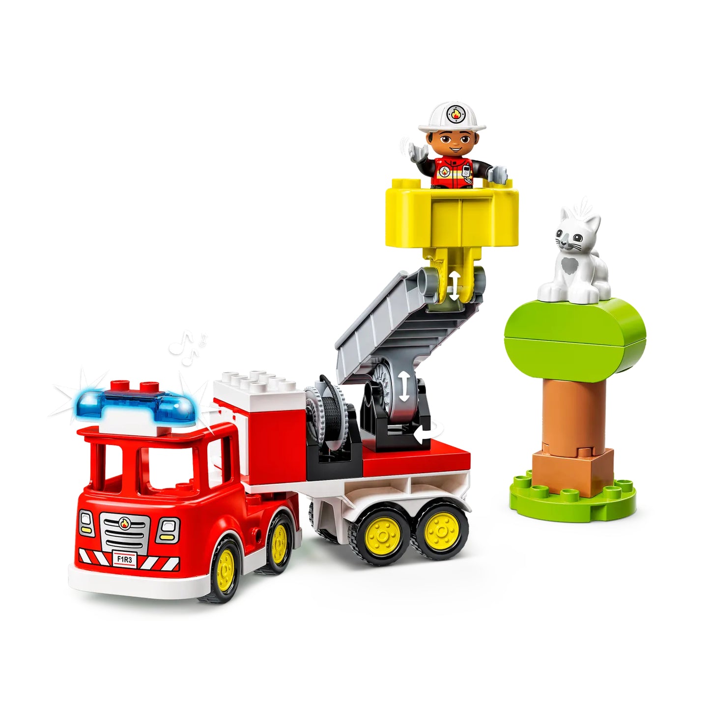 LEGO Duplo Fire Truck Building Toy Set (21-Pieces)