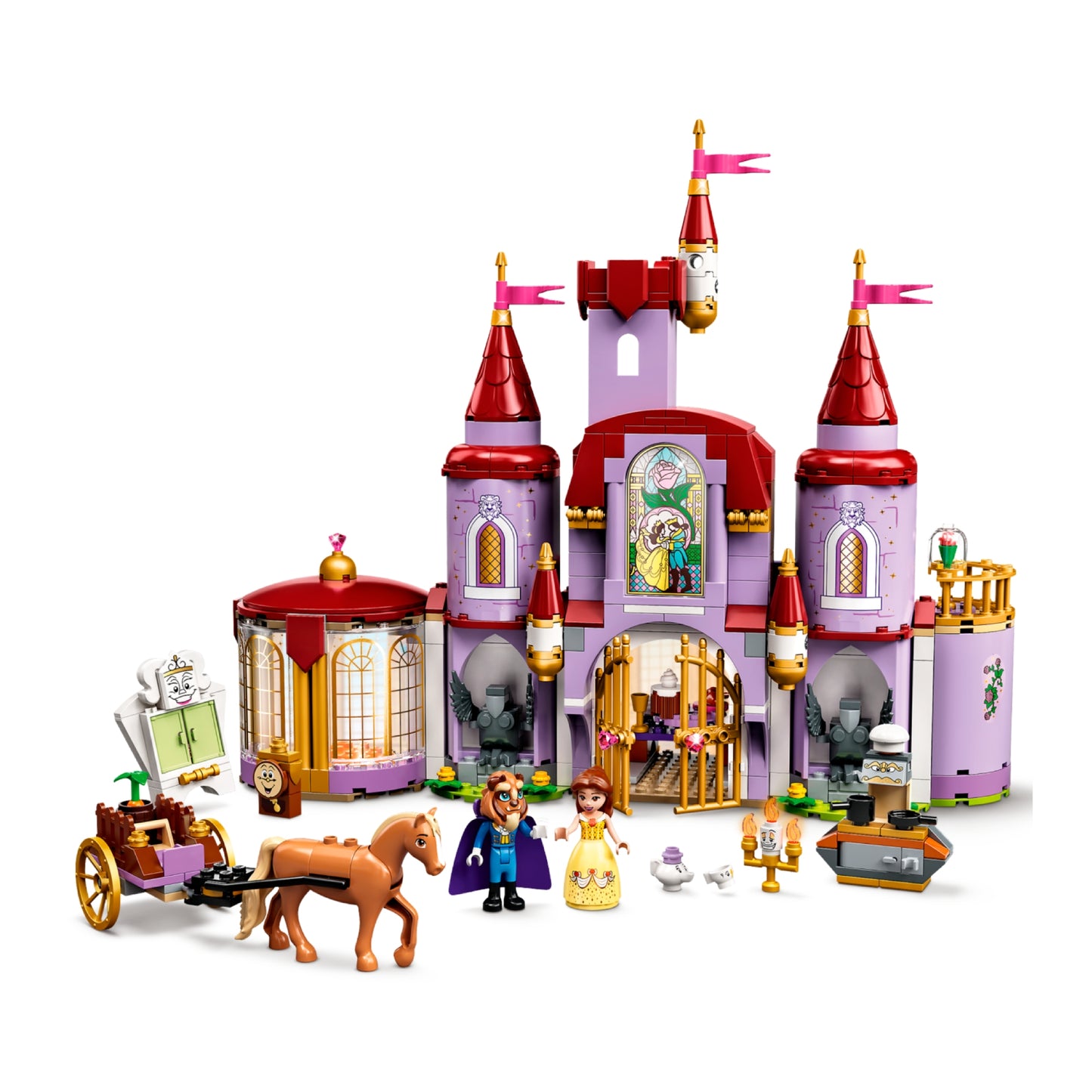LEGO Disney Belle and the Beast's Castle Building Toy Set (505-Pieces)