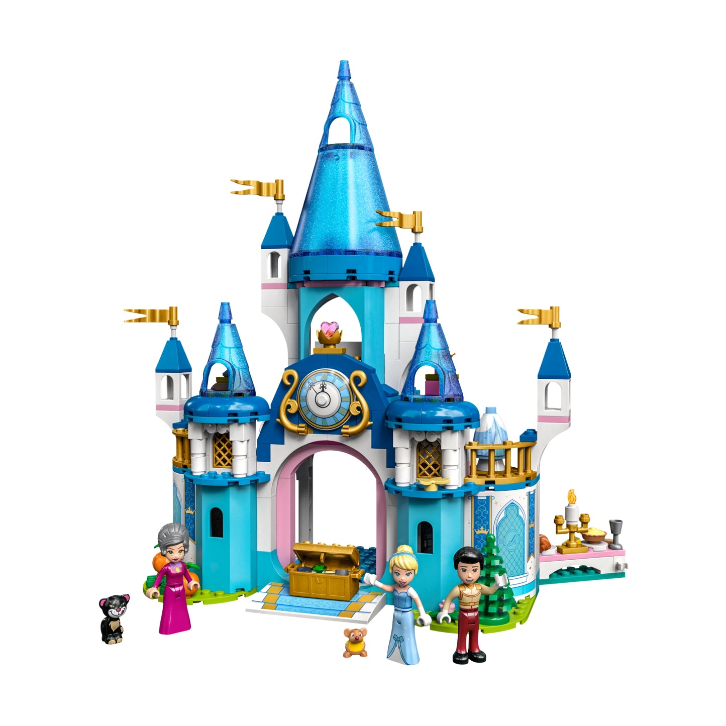LEGO Disney Cinderella & Prince Charming's Castle Building Toy Set (365-Pieces)