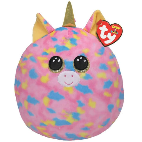 Ty Squish Boos 12" Fantasia Unicorn Plush Toy - Pink - Curacao