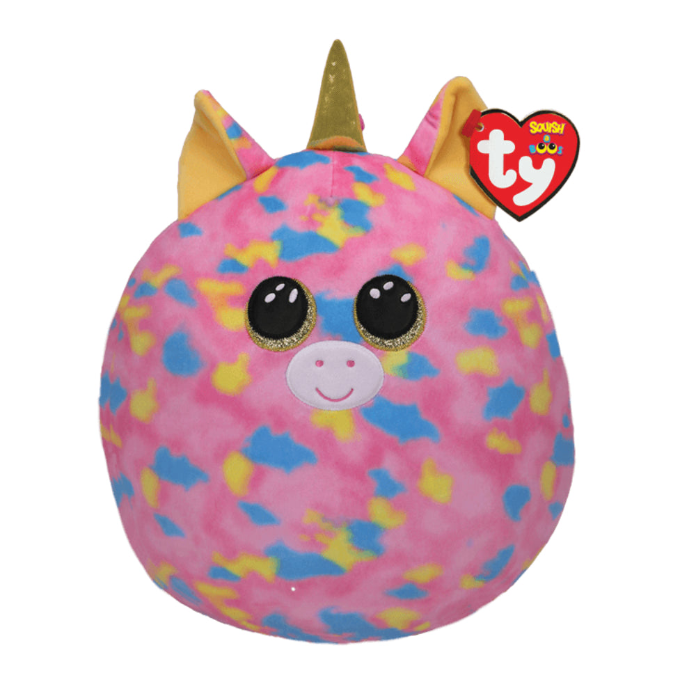 Ty Squish-A-Boos 8" Fantasia Unicorn Plush Toy - Pink
