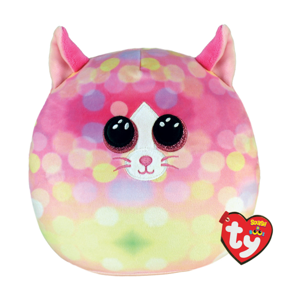 Ty Squishy Beanies Sonny the Cat Plush Toy - Multicolor