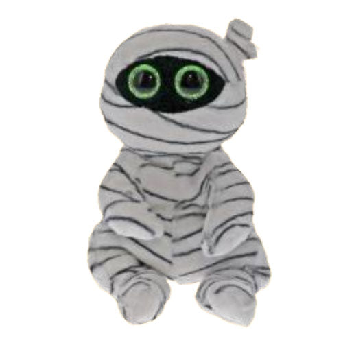 Ty Beanie Bellies Tatters The Mummy Plush Toy - White