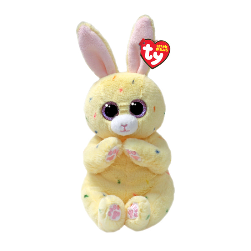 Peluche de conejo de Pascua de 8" en color crema de Ty Beanie Bellies