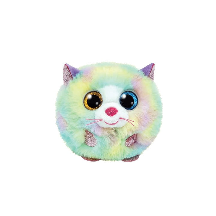 Ty Puffies 4" Heather Cat Plush Toy - Multicolor