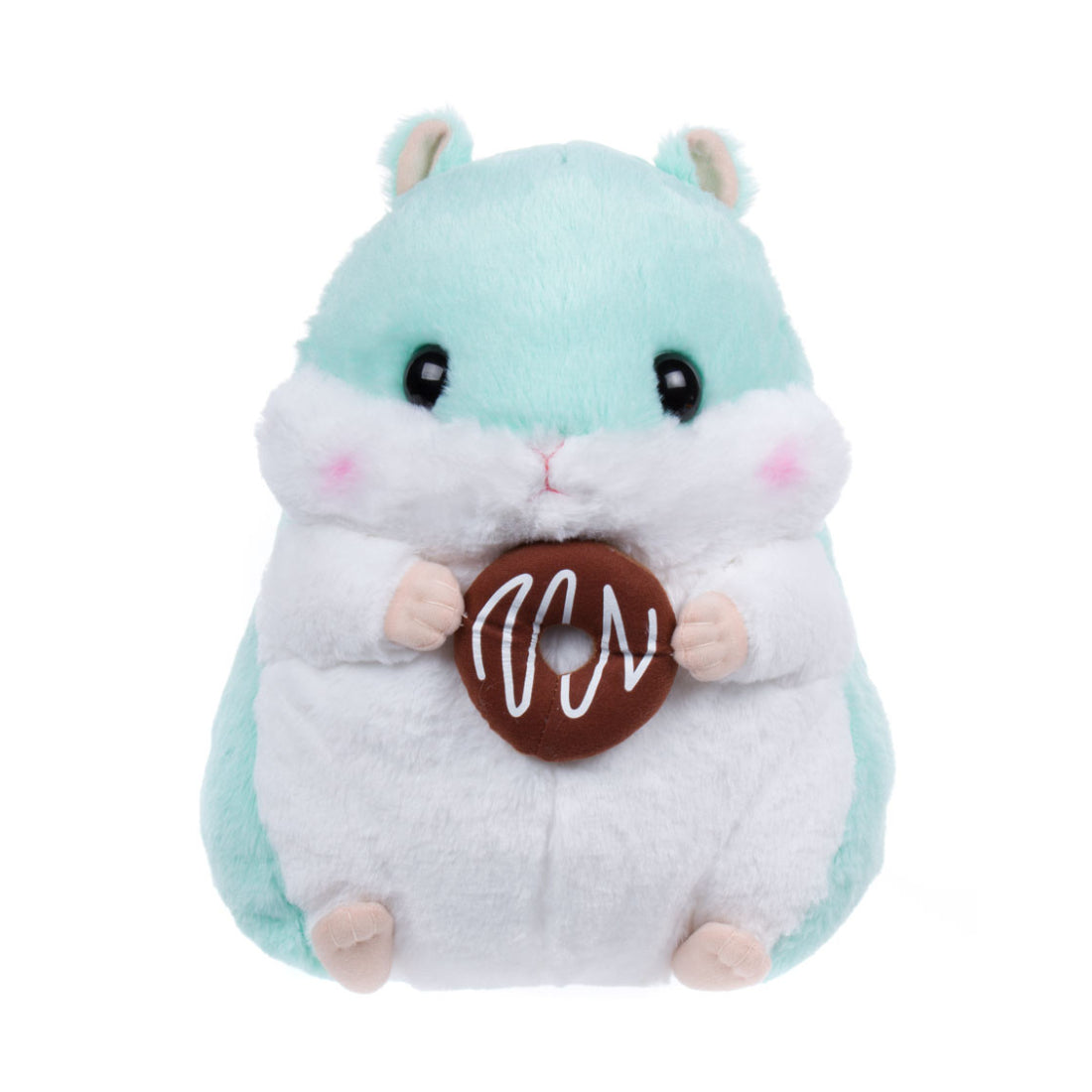 Amuse Happy Cafe Koron Donut Plush Toy, Baby Blue