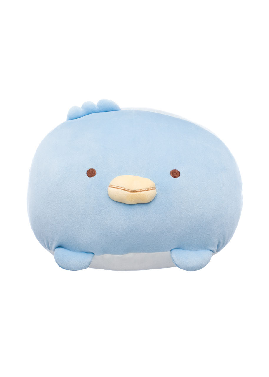 San-X Original Sumikkogurashi Penguin Mochi Cushion Plush Toy - Blue - Curacao