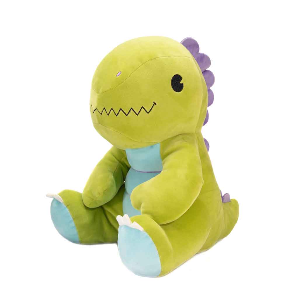 Fiesta 12" Huggy Huggables T- Rex Plush Toy - Green