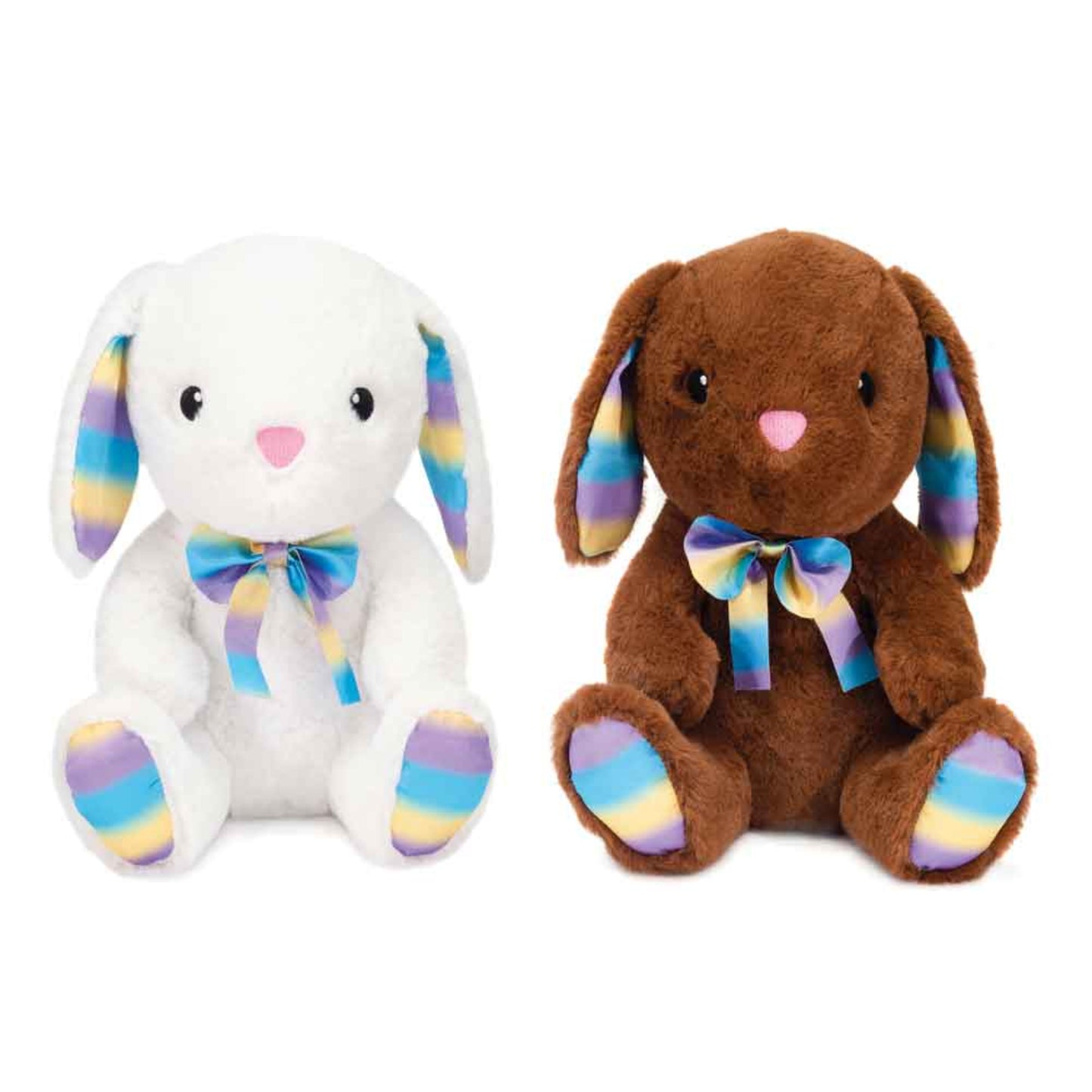 Surtido de juguetes de peluche de conejos de orejas largas de 10" de Fiesta