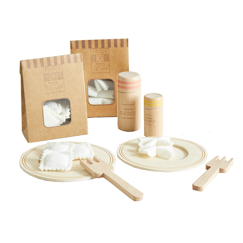 Juego de pasta Table It de Wonder & Wise, color natural