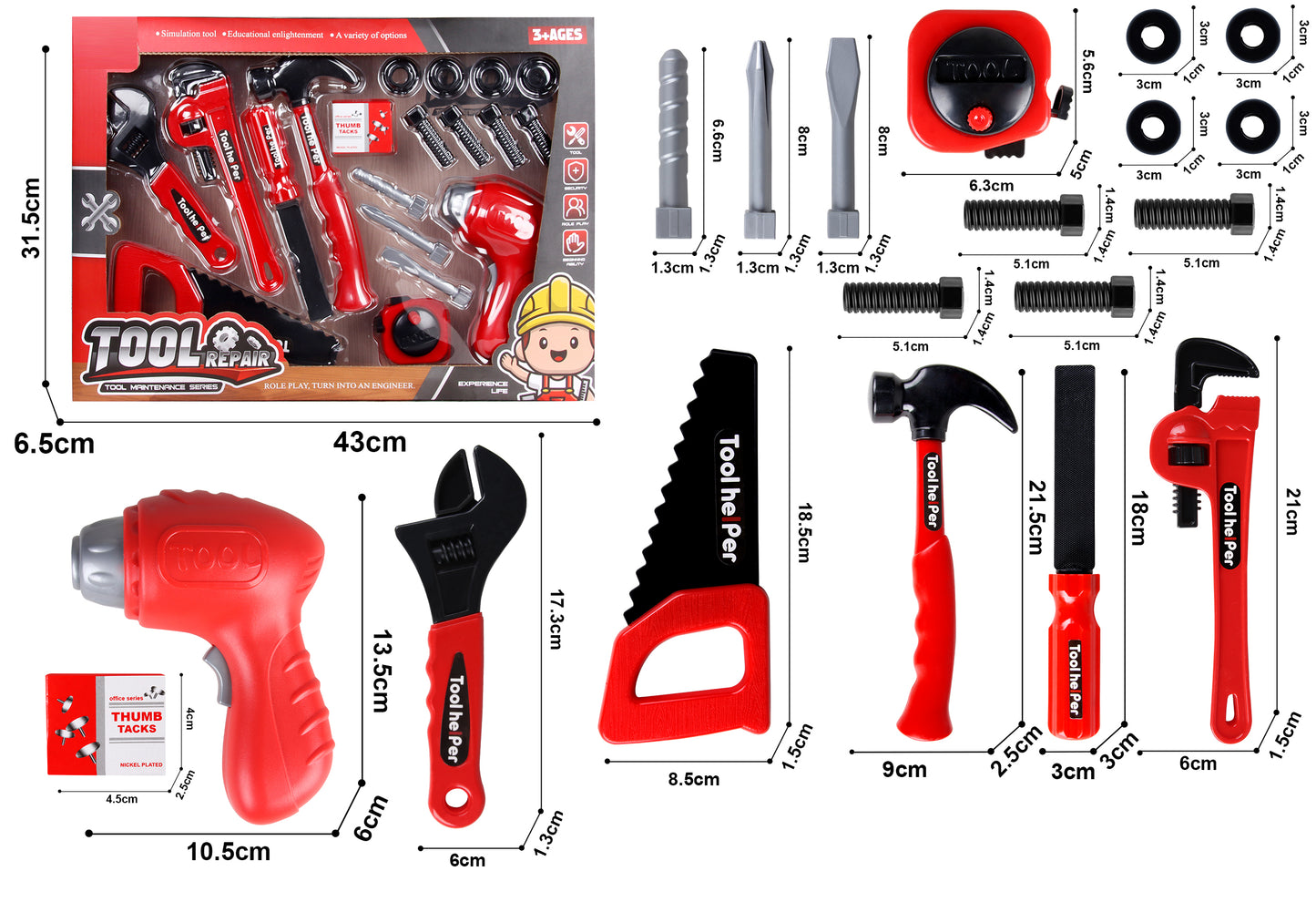 Ocean Toys Repair Tool Playset