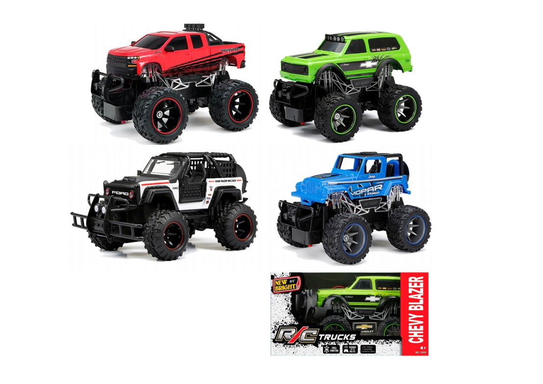 New Bright RC Trucks 1:24 Scale Remote Control Truck - Assortment - Curacao