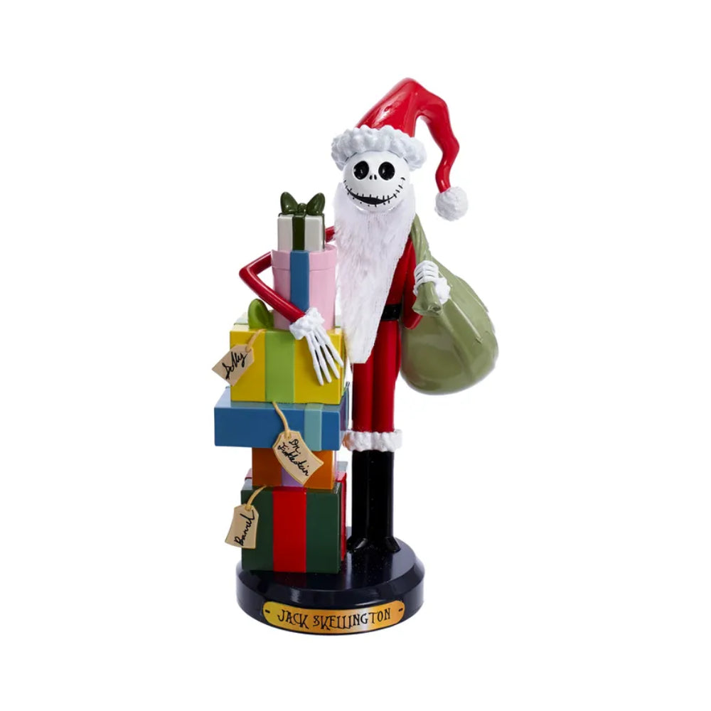 Kurt Adler 10" The Nightmare Before Christmas Jack Skellington Nutcracker - Red/White